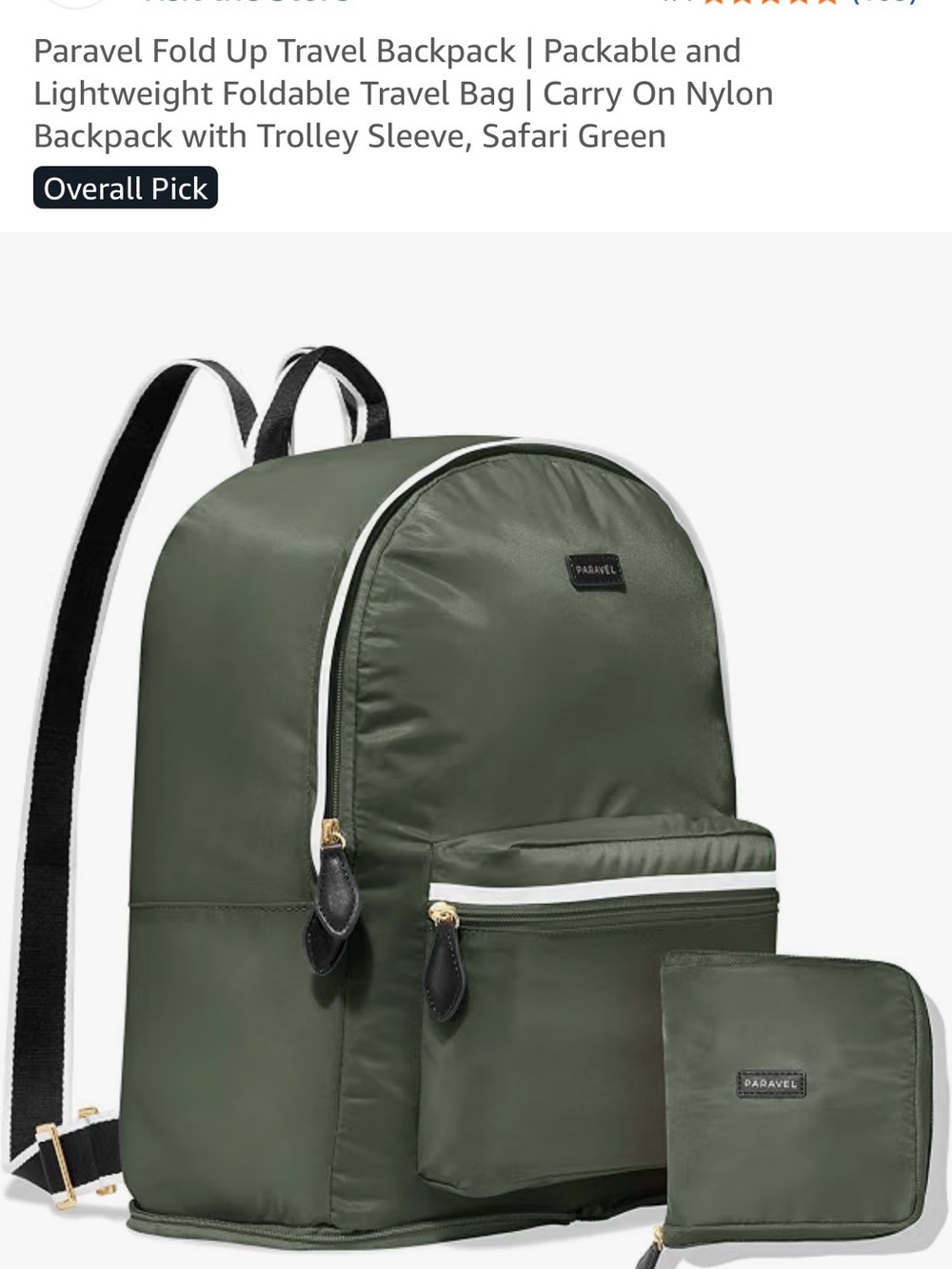 Paravel backpack